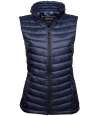 T9633 9633 Tee Jays Ladies Zepelin Padded Bodywarmer Deep Navy colour image